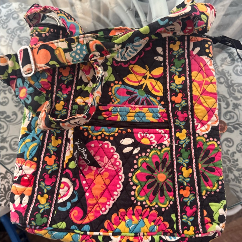 Vera Bradley Colorful Hidden Mickey Hipster
